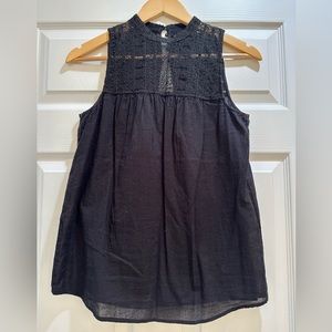 Zara Sleeveless Lace Shirt